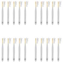 Kit 20 Pinça Depilação Canelada Reta 9cm 2341.303 Solingen