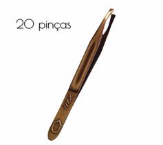 Kit 20 Pinças De Sobrancelha Nzx Bronze Profissional Kit 20 Pinças De Sobrancelha Nzx Bronze Profissional