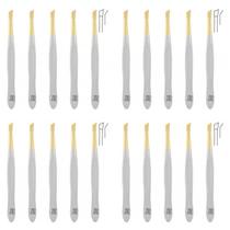 Kit 20 Pinças Depilação Canelada Oblíqua 2311.303 Soligen