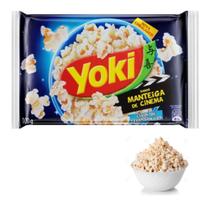 Kit 20 Pipoca 100g Microondas Yoki Manteiga de Cinema