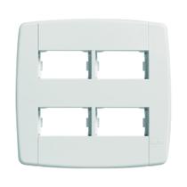 Kit 20 placa 4x4 2+2 Módulos Separados Lev - Ilumi Kit 20 placa 4x4 2+2 Módulos Separados Lev - Ilumi