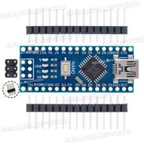 Kit 20 Placa Arduino Nano Com Conector V3 Pino Não Soldado