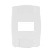 Kit 20 Placa Branca 4x2 1 Módulo Lev - Ilumi Kit 20 Placa Branca 4x2 1 Módulo Lev - Ilumi