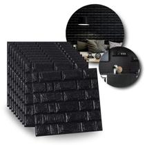 Kit 20 Placa Painel Decorativa 3D Tijolinho Adesiva 70x77cm