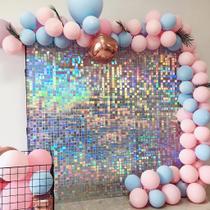 Kit 20 Placa Painel Shimmer Wall Muro Lantejoula Festa 30x30