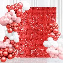 Kit 20 Placa Painel Shimmer Wall Muro Lantejoula Festa 30x30