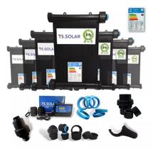 Kit 20 Placas 3mt Aquecedor Solar Piscinas Ts Solar Rosca