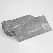 Kit 20 Placas Adesiva Flexível para Parede Mármore Seda Persa 30x60cm