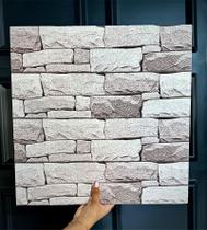 Kit 20 Placas Revestimento EPS 3d Alto Relevo Textura Decoração