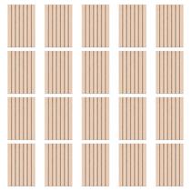 Kit 20 Placas Ripadas Adesivas PVC Painel Decorativo Marrom Kit 20 Placas Ripadas Adesivas PVC Painel Decorativo Marrom