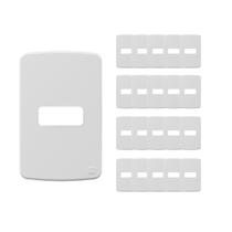 Kit 20 Placas Weg para Tomadas Composé 4x2 1 Posição Branca