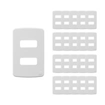 Kit 20 Placas Weg Para Tomadas Composé 4x2 - 2 Posições