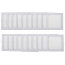 Kit 20 Plafon Painel Led Luminária Downlight 18w Embutir Kit 20 Plafon Painel Led Luminária Downlight 18w Embutir
