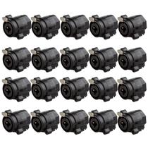 Kit 20 Plug Combo Fêmea Para Painel