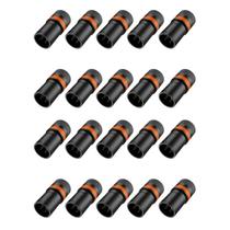 Kit 20 Plug XLR macho Roxtone Rotativo Low Profile Rack LX3M