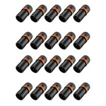 Kit 20 Plug Xlr Macho Roxtone Rotativo Low Profile Rack Lx3M