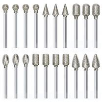 Kit 20 Pontas Diamantadas 3Mm Para Micro Retíficas Dremax