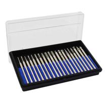 Kit 20 Pontas Diamantadas Para Micro Retifica Western W-20P