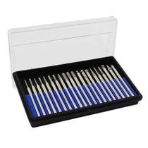 Kit 20 Pontas Diamantadas Para Micro Retifica