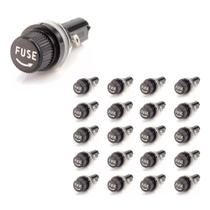 Kit 20 Porta-Fusível preto 5x20 Kit 20 Porta-Fusível preto 5x20