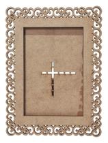 Kit 20 Porta Retrato Mdf Cru Foto 10X15 Arabesco Pérola Kit 20 Porta Retrato Mdf Cru Foto 10X15 Arabesco Pérola