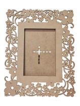 Kit 20 Porta Retrato Mdf Cru Foto 10X15 Decoração Florida