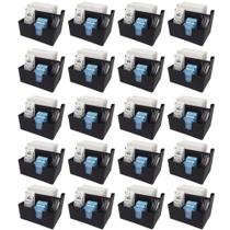 Kit 20 Porta Sachês Guardanapo Açúcar Organizadores Bancada Preto