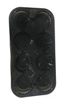Kit 20 Porta vaso 31 x 5 x 59 cm com 8 cavidades nutriplast