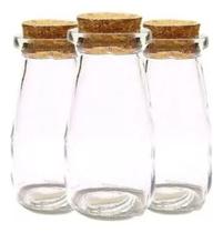 Kit 20 Potes de Vidro Organizador com Tampa de Rolha 110ml Leiteira Mantimentos Alimentos Porta Grãos Kit 20 Potes de Vidro Organizador com Tampa de Rolha 110ml Leiteira Mantimentos Alimentos Porta Grãos