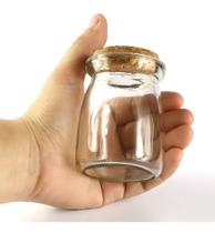 Kit 20 Potes Frasco Garrafas De Vidro Com Rolha Decoração 100ml Enfeite Lembranca Tampa Aniversario