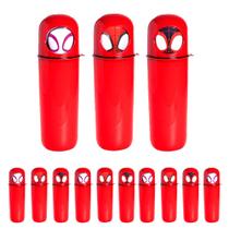 Kit 20 Potes Giratórios Spidey Box Multiuso Decoração Festa Kit 20 Potes Giratórios Spidey Box Multiuso Decoração Festa