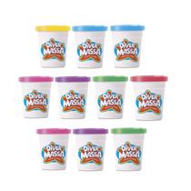 Kit 20 Potes Potinho De Massinha Massa De Modelar Divertoys