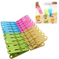 Kit 20 Pregadores Roupas Prendedores Varal Coloridos Kit 20 Pregadores Roupas Prendedores Varal Coloridos