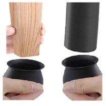 Kit 20 Protetor De Silicone Para Pés De Moveis