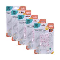 Kit 20 Protetor Quina Cantos Mesa Móveis Criança Bebê Tipo T