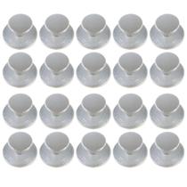 Kit 20 Puxador Ponto Redondo Canela Branco Pérola Para Gavetas De Móveis Kit 20 Puxador Ponto Redondo Canela Branco Pérola Para Gavetas De Móveis