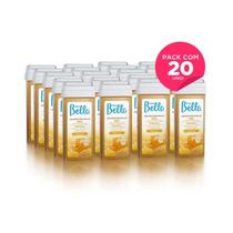 Kit 20 Refil Cera Roll-On 100G Depilação - Depil Bella