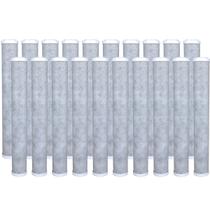 Kit 20 Refil Filtro Carbon Block 20 X 2 1/2 Remove Cloro Cinza Kit 20 Refil Filtro Carbon Block 20 X 2 1/2 Remove Cloro Cinza