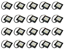 Kit 20 Refletores led IP65 50W 3000k quente LUMANTI Kit 20 Refletores led IP65 50W 3000k quente LUMANTI
