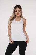 Kit 20 Regatas Branco Feminina Dry Fit Fitness - Grade Kit 20 Regatas Branco Feminina Dry Fit Fitness - Grade