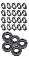 Kit 20 Rolamentos 6006 E 5 Retentor Lavadora Brastemp Consul
