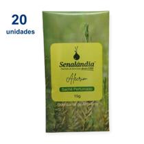 Kit 20 Sachê Perfume Roupa de Alecrim Gaveta Guarda Roupa Armário Odorizante Senalândia - Envio Já