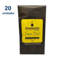 Kit 20 Sachê Perfume Roupa de Ferrar Black Odorizador Gaveta Guarda Roupa da Senalândia - Envio Já