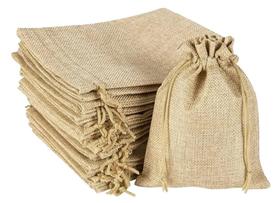 Kit 20 Saco Juta Tule 9X12 cm Saquinho Lembrancinhas Artesanato Kit 20 Saco Juta Tule 9X12 cm Saquinho Lembrancinhas Artesanato
