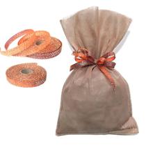 Kit 20 Saco TNT 20x30cm Com Fita TNT 1cm x 20m Diferencie