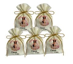 Kit 20 Saquinhos Festas Surpresa Lembrancinhas Ana Castela Floral Coração