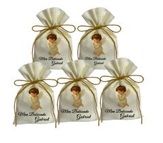 Kit 20 Saquinhos Festas Surpresa Lembrancinhas Anjinho Batizado Cabelo Castanho Igreja Kit 20 Saquinhos Festas Surpresa Lembrancinhas Anjinho Batizado Cabelo Castanho Igreja