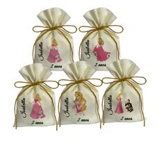 Kit 20 Saquinhos Festas Surpresa Lembrancinhas Aurora Bela Adormecida MOD 1