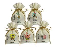 Kit 20 Saquinhos Festas Surpresa Lembrancinhas Bob Esponja Desenho Kit 20 Saquinhos Festas Surpresa Lembrancinhas Bob Esponja Desenho
