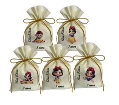 Kit 20 Saquinhos Festas Surpresa Lembrancinhas Branca De Neve Baby MOD 2 Kit 20 Saquinhos Festas Surpresa Lembrancinhas Branca De Neve Baby MOD 2